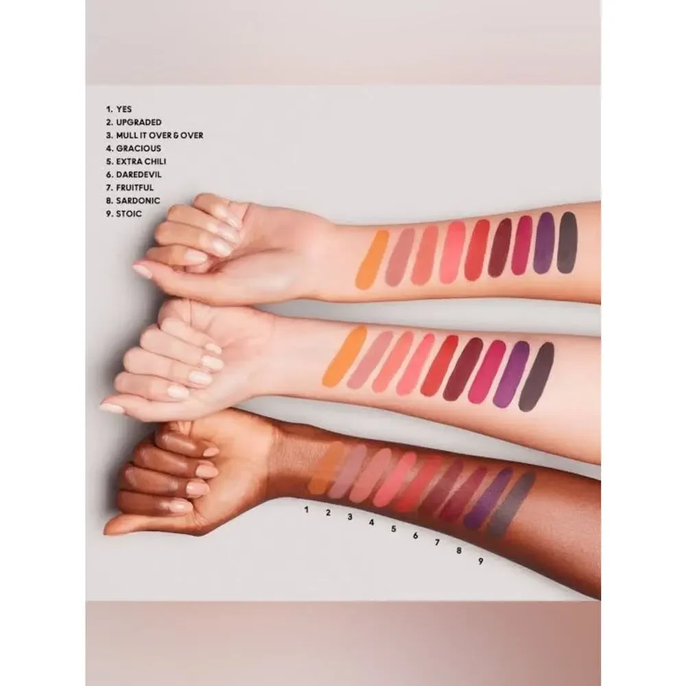MAC Cosmetics Locked Kiss Ink Lipstick Sardonic Mid-Toned Purple Full Size BNIB